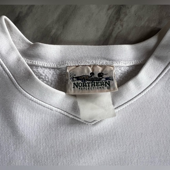 Northern Reflections teddy bear Sweater XL (READ FOR SIZE) Vintage 1990s - Picture 7 of 7